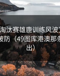 亚洲杯淘汰赛雄鹿训练风波又来了，一瞬间破防（49图库港澳那条线被扒出）